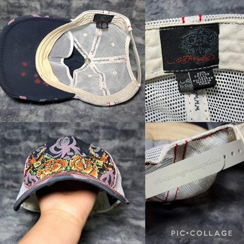 Y2k ed hardy cap - Gem